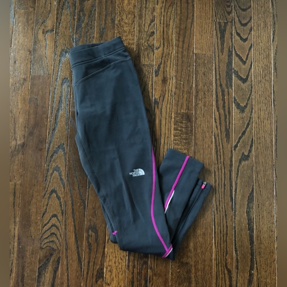 The North Face Pants - The North Face Women’s S Dark Gray Fleece-Lined Long Ankle Leggings w/Pockets